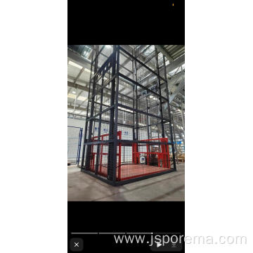 Guide rail hydraulic nice lifting platform